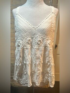 RXB Crochet Lace Camisole Tank